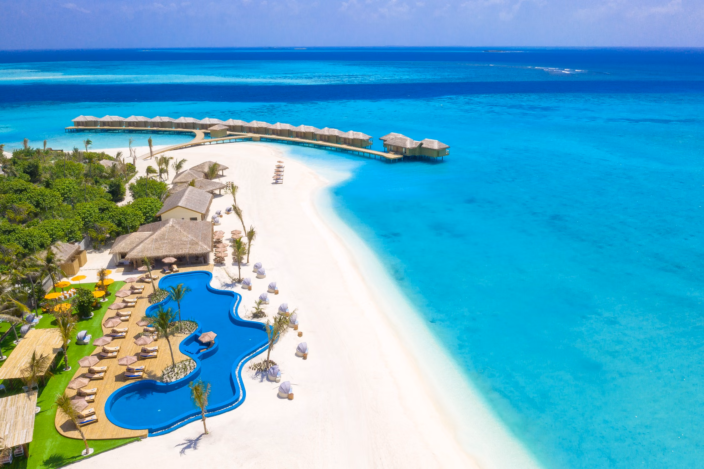 Maldives beach resort